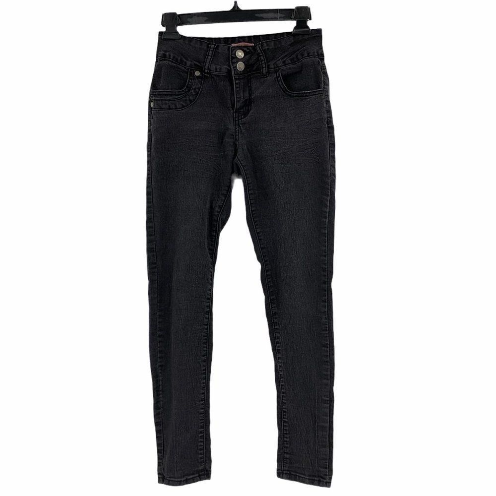 Women's Hailey Jeans 9696 Size 5 Black Skinny Stretch Ankle